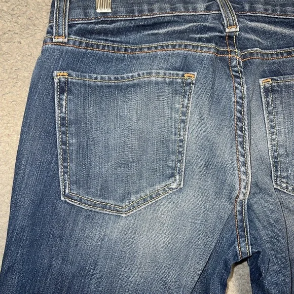 VTG Gap Jeans Womens Sz 6 Long Light Blue Wash Denim Low Rise Boot Cut Pants 90s - Picture 3 of 9